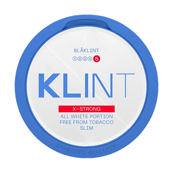 KLINT Blåklint Slim X-Strong Snus