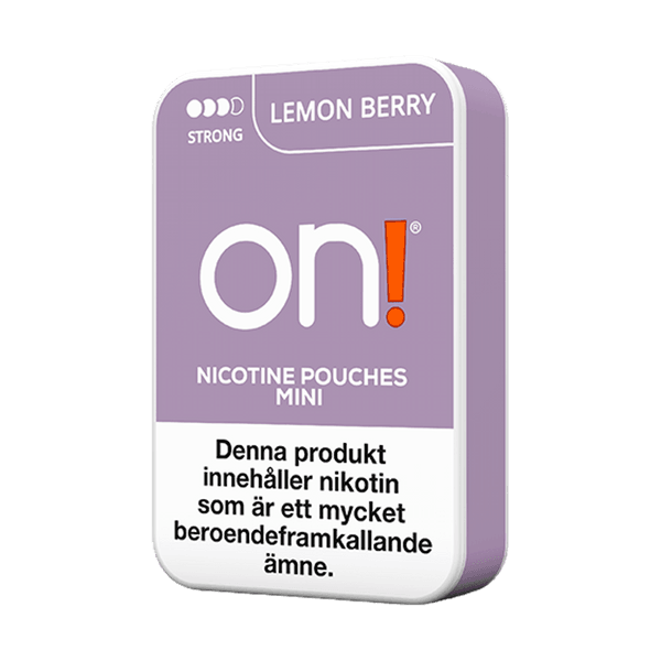 Saszetki nikotynowe on! Lemon Berry Strong 6mg