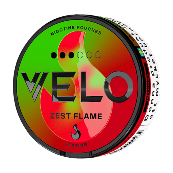 VELO Zest Flame nikotino maišeliai