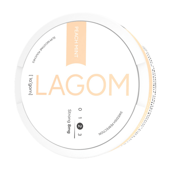 Saszetki nikotynowe LAGOM Lagom Peach Mint 8mg