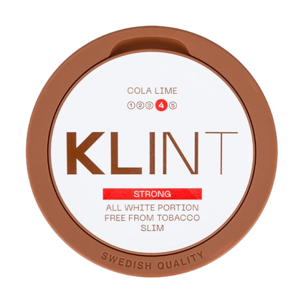 KLINT Cola Lime Strong nicotine pouches