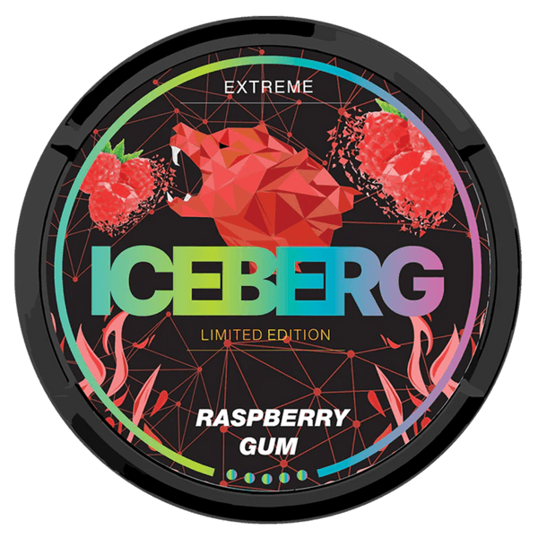 Saszetki nikotynowe ICEBERG ICEBERG Raspberry Gum Extreme