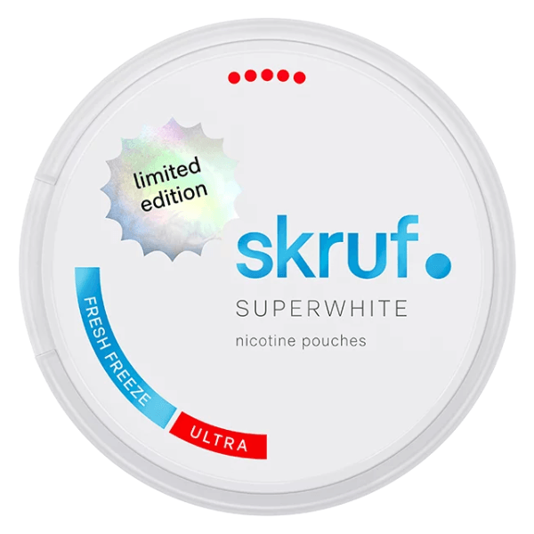 Nikotinové sáčky SKRUF SKRUF Superwhite Fresh Freeze