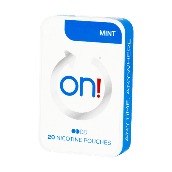 on! Mint 3mg nicotine pouches