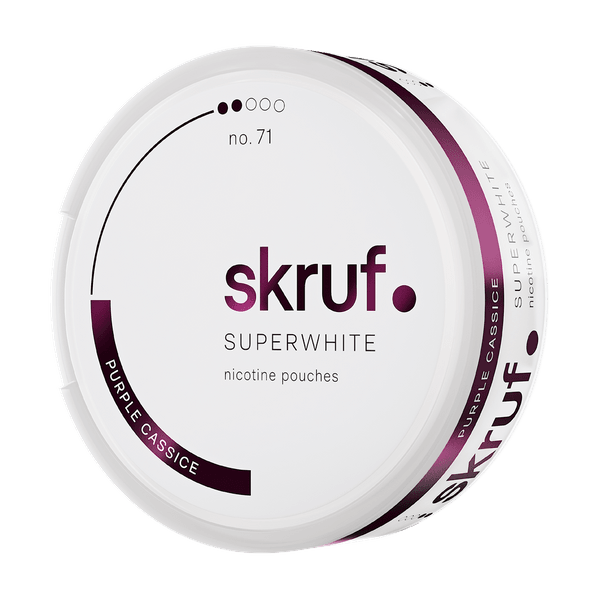 SKRUF Superwhite Purple Cassice No 71 nikotiinipussit