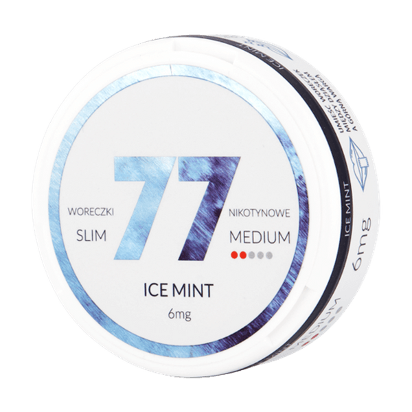 Saszetki nikotynowe 77 Ice Mint 6mg